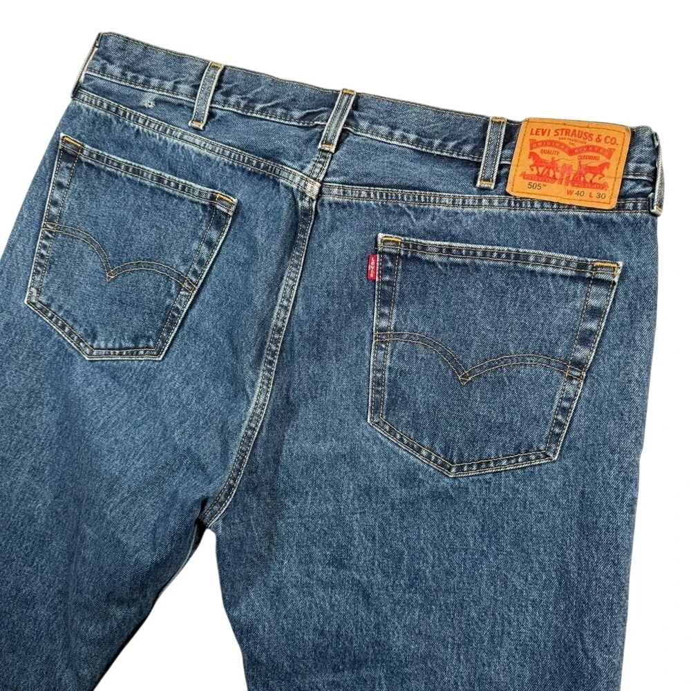 Levi's‎ 505 Men's 100% Cotton Blue Denim  40X30
